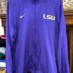 Nike Purple LSU men’s dri fit full zip Jacket